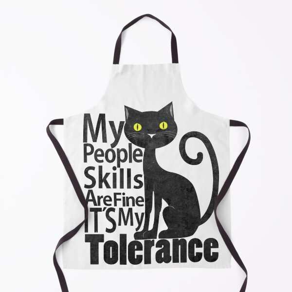 Item preview, Copy of My People Skills Are Fine It S My Tolerance introvert funny cat. designed and sold by Rajpramanik.