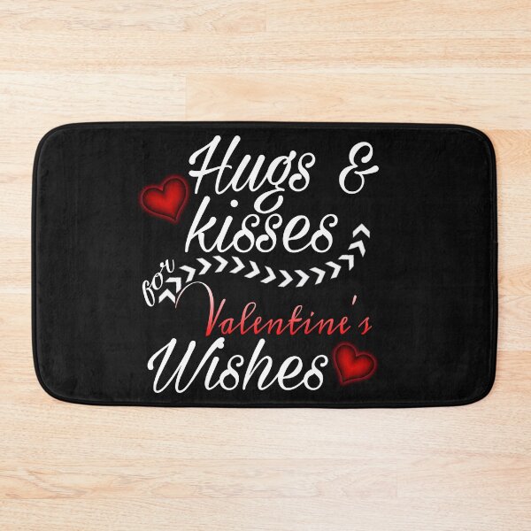 Item preview, hugs and  kisses for  valentine's  wishes design  designed and sold by M Mariatique.