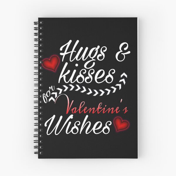 Item preview, hugs and  kisses for  valentine's  wishes design  designed and sold by M Mariatique.