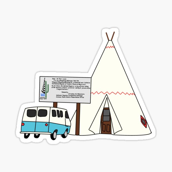 Item preview, Wigwam motel  designed and sold by Zenith Mtn. Goods.