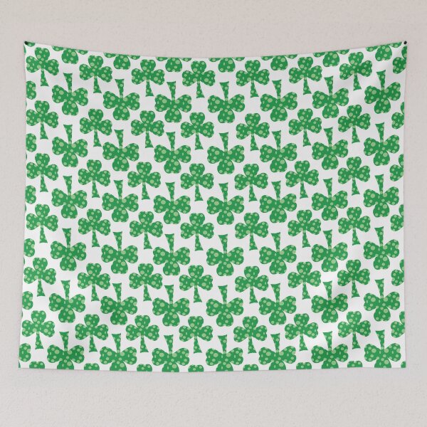 Item preview, Im Wearing Green, St. Patricks day polka dot pattern designed and sold by Meg M Studio.