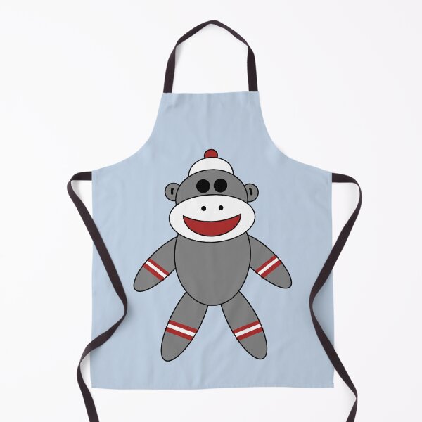 Item preview, Cute Sock Monkey On Blue designed and sold by Orchard Berry.