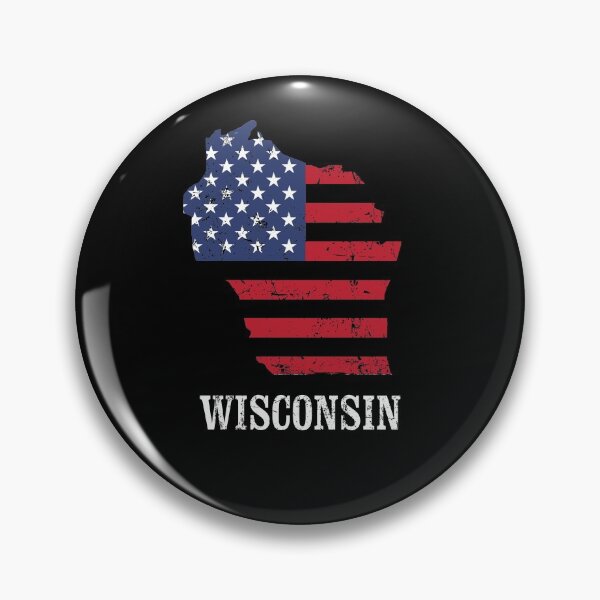 Item preview, Wisconsin State, USA designed and sold by InkyJack.