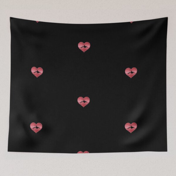 Item preview, Retro Killer Whale Orca Valentines Day Heart Love Gift Tank Top designed and sold by PrintexDesigns.
