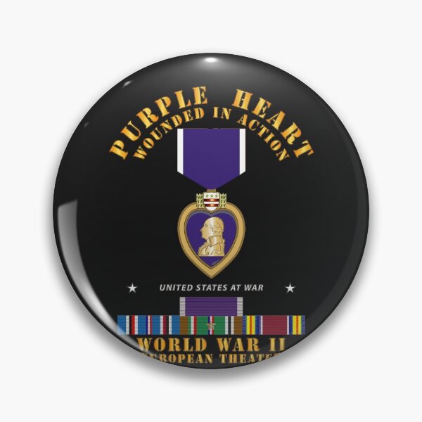 Item preview, Purple Heart - WIA w WWII SVC w Purple Heart - Europe designed and sold by Military Insignia Products.