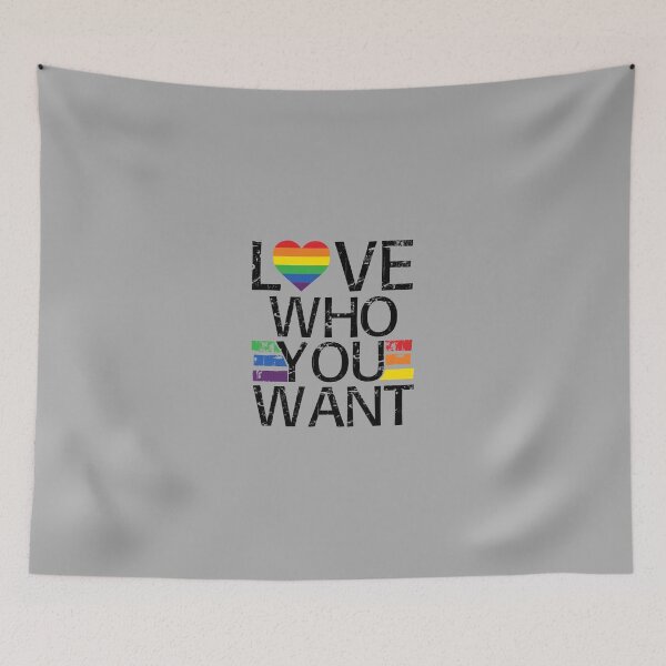 Item preview, Love Who You Want / Gay / Gay Gift / Gay Pride / LGBT / Pride / Lesbian / Bisexual designed and sold by biigshow.