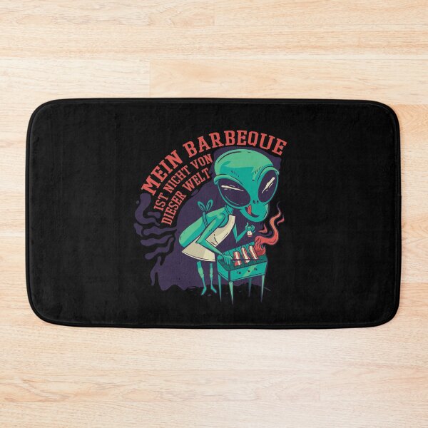 Item preview, Alien in Apron Cooking Barbeque Outerspace Extraerrestrial designed and sold by Ofca.