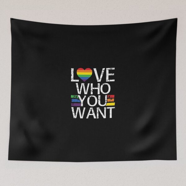 Item preview, Love Who You Want / Gay / Gay Gift / Gay Pride / LGBT / Pride / Lesbian / Bisexual designed and sold by biigshow.