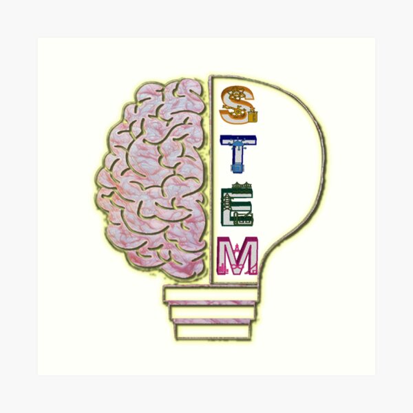 STEM - Ideas for Life Art Print