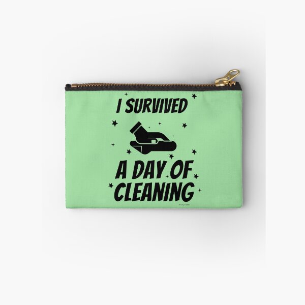 Item preview, Survived A Day Of Cleaning Fun Houskeeping Lady Gifts designed and sold by SavvyCleaner.