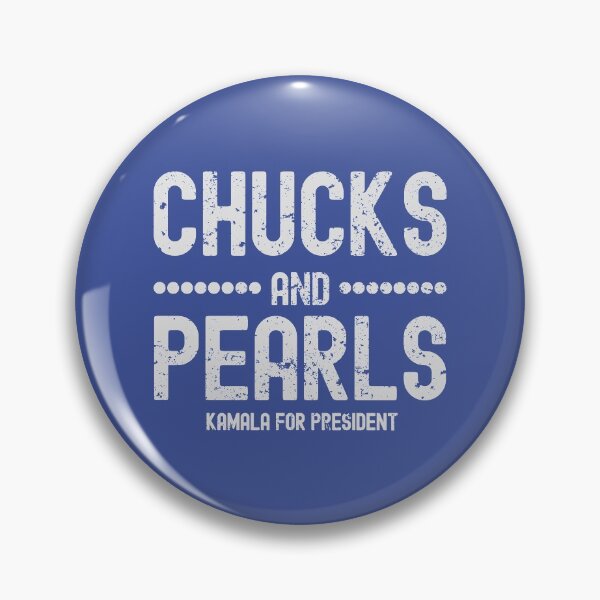 Item preview, Chucks and Pearls Kamala Harris 2021 designed and sold by 9ine9.