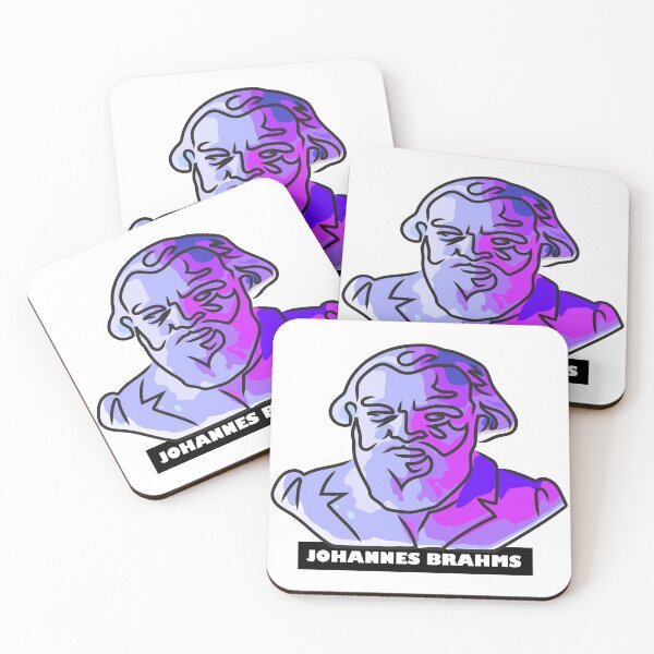 Item preview, Portrait of the composer Brahms designed and sold by Xdelacra.