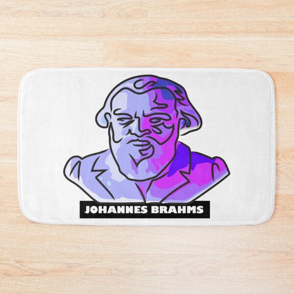 Item preview, Portrait of the composer Brahms designed and sold by Xdelacra.