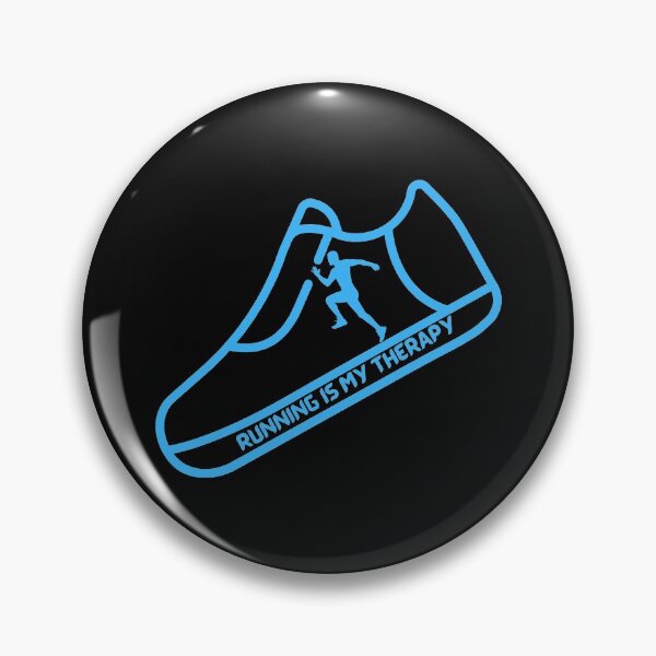 Item preview, Running Is My Therapy On Shoe designed and sold by Indra Agrawal.