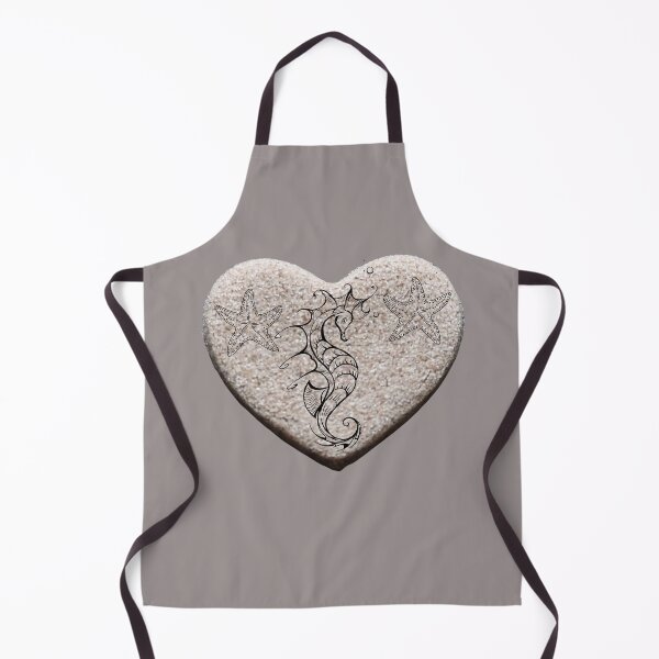 Item preview, Sand heart with seahorses designed and sold by Cooper-2010.