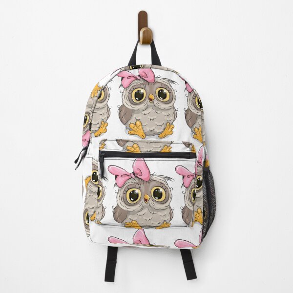 Item preview, Baby owl with a pink bow designed and sold by azomiross.