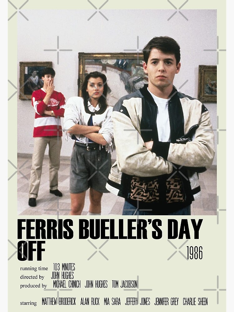 Ferris Bueller's Day Off Alternative Poster Art Movie Large (2) by DesignsByElle