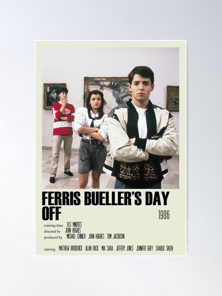 Alternate view of Ferris Bueller's Day Off Alternative Poster Art Movie Large (2) Poster