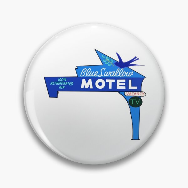 Item preview, Blue swallow motel sign designed and sold by Zenith Mtn. Goods.