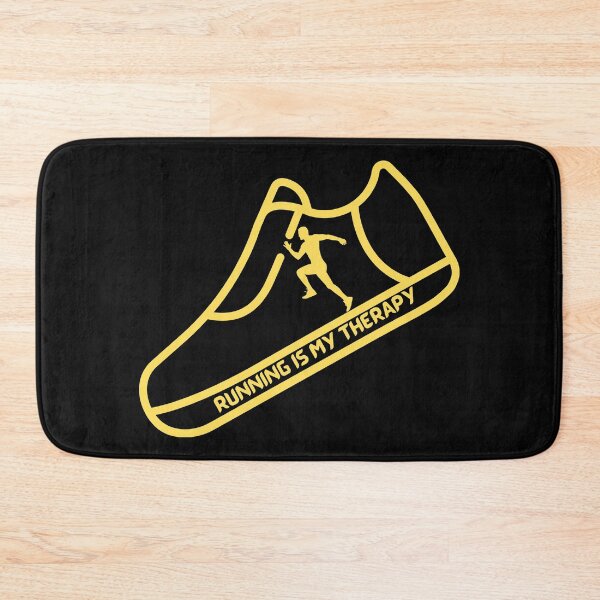 Item preview, Running Is My Therapy In Yellow designed and sold by Indra Agrawal.