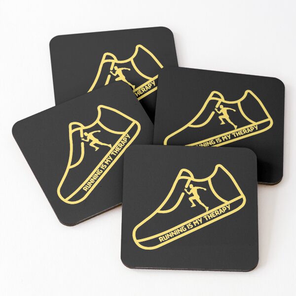 Item preview, Running Is My Therapy In Yellow designed and sold by Indra Agrawal.