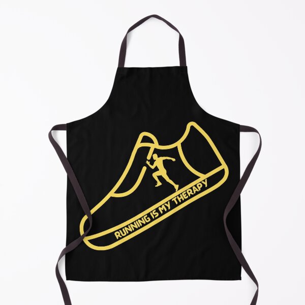 Item preview, Running Is My Therapy In Yellow designed and sold by Indra Agrawal.