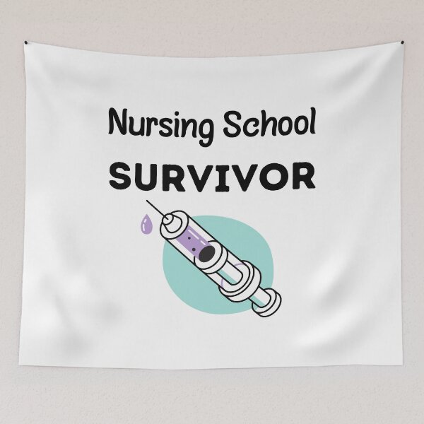 Item preview, Nursing School Survivor - Nurse Student designed and sold by GasparArts.