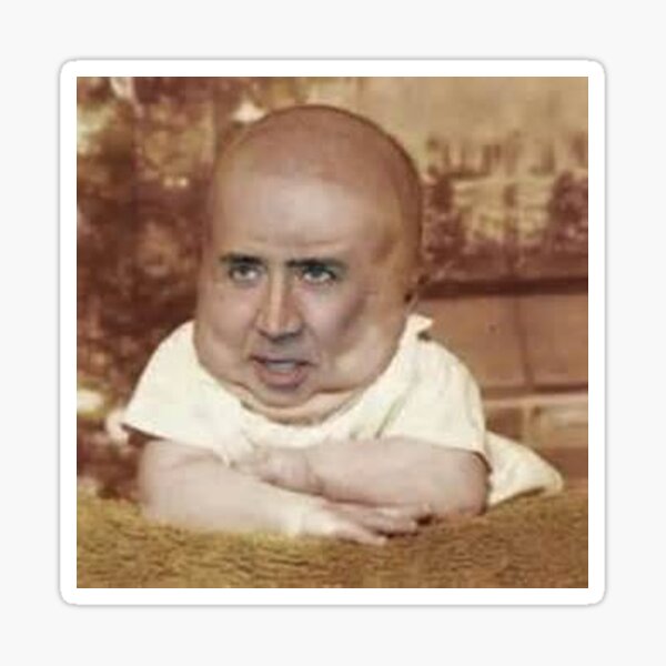 Item preview, Baby Nicolas Cage designed and sold by JDDOMO.