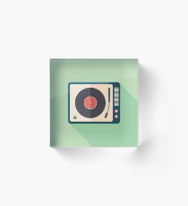 Vinyl Player Acrylic Block