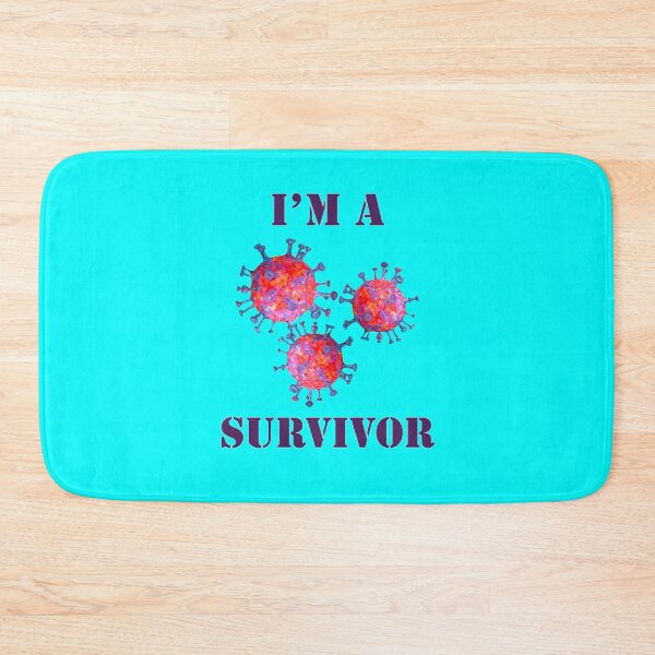 Item preview, I'M A SURVIVOR - purple text designed and sold by janeynic.