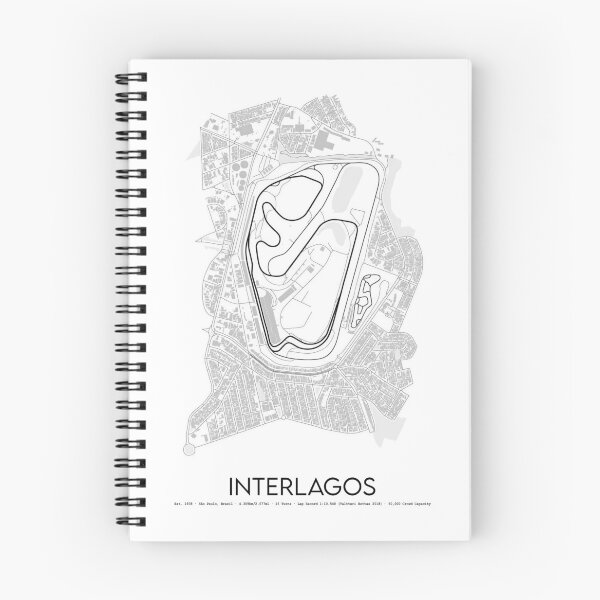 Item preview, Interlagos Circuit - Brazilian Grand Prix Motor Racing Track Design designed and sold by d25bev.