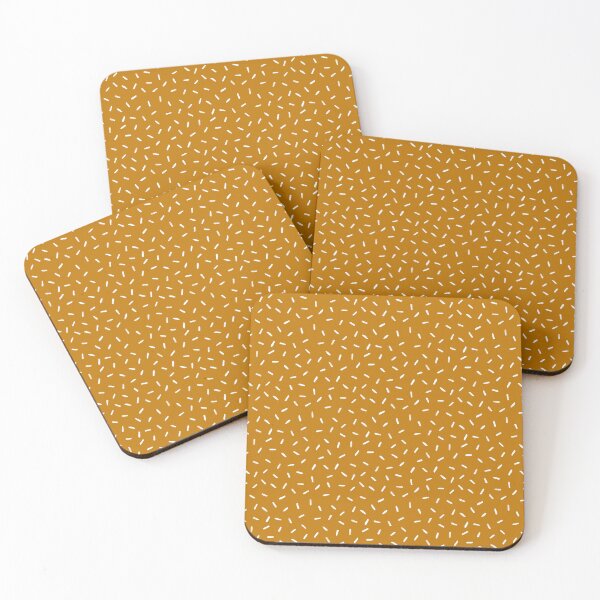 Item preview, Mud Cloth Handmade Lines in Ochre and White designed and sold by Identity Club Co.