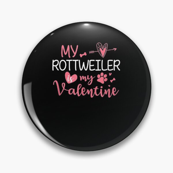 Item preview, Rottweiler Valentine - Funny Rottweiler Outfit Gift T-Shirt designed and sold by PrintexDesigns.