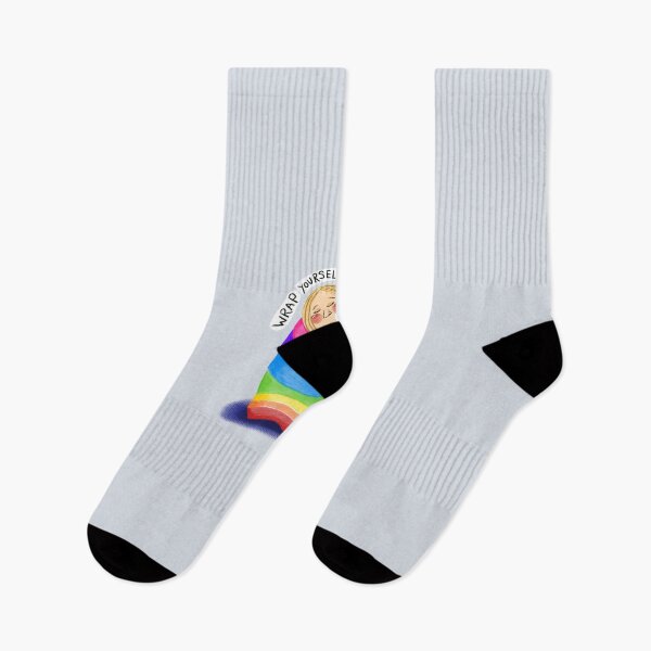 Item preview, Wrap Yourself In Rainbows: daily doodle design designed and sold by Hannah's  Doodles.