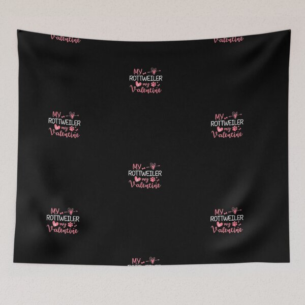 Item preview, Rottweiler Valentine - Funny Rottweiler Outfit Gift T-Shirt designed and sold by PrintexDesigns.