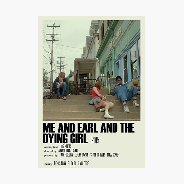 Me and Earl and the Dying Girl Alternative Poster Art Movie Large (2) Photographic Print