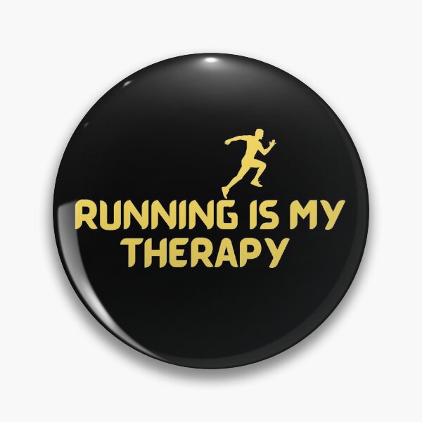 Item preview, Running Is My Therapy With Runner designed and sold by Indra Agrawal.