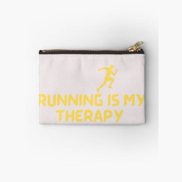 Item preview, Running Is My Therapy With Runner designed and sold by Indra Agrawal.