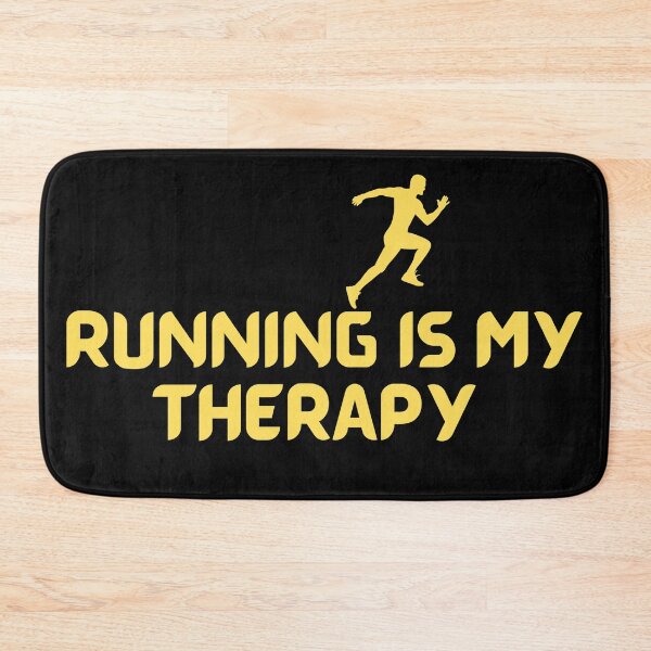 Item preview, Running Is My Therapy With Runner designed and sold by Indra Agrawal.