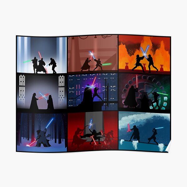 Saga Minimalist Scenes Poster