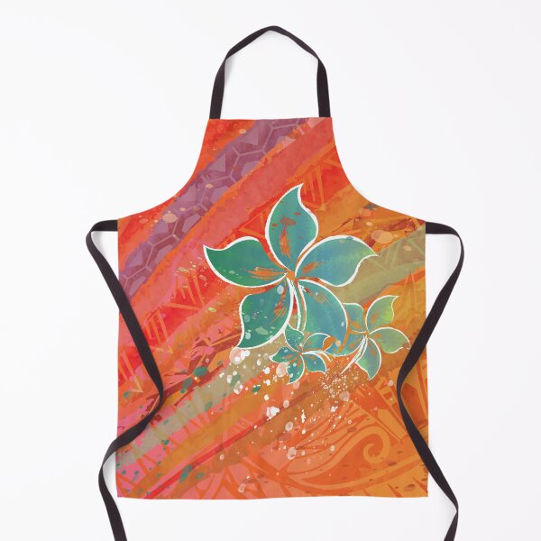 Item preview, Hawaiian Rainbow Abstract Tribal Floral designed and sold by sunnthreads.