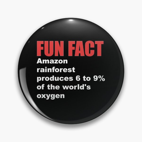 Item preview, fun fact Amazon rainforest oxygen designed and sold by Dagrell.
