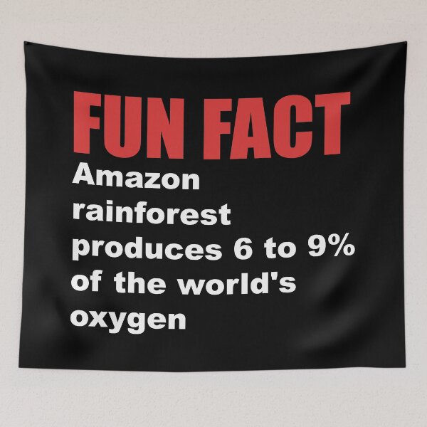 Item preview, fun fact Amazon rainforest oxygen designed and sold by Dagrell.