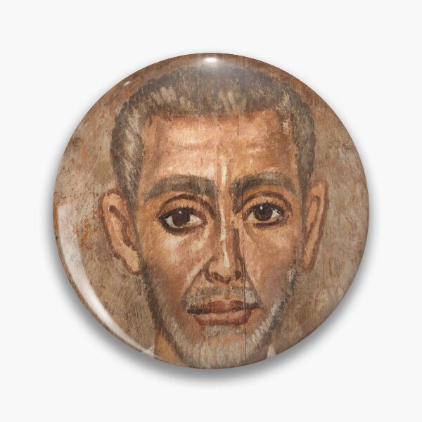 Item preview, Fayum mummy portrait ancient Egypt man designed and sold by The-Roman-Lady.