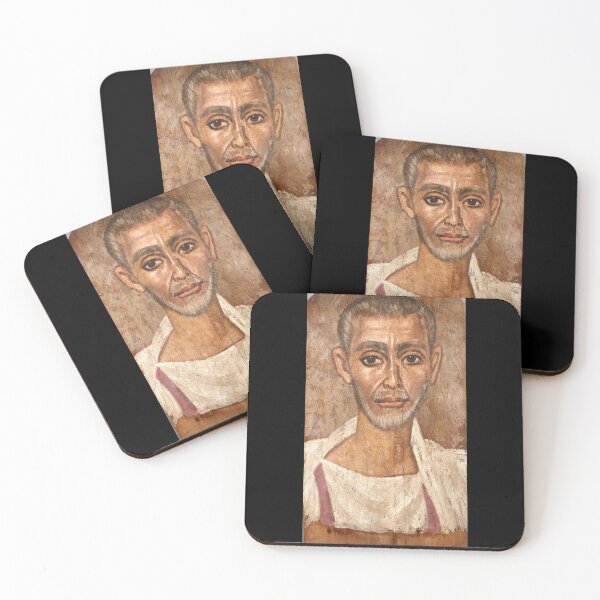 Item preview, Fayum mummy portrait ancient Egypt man designed and sold by The-Roman-Lady.
