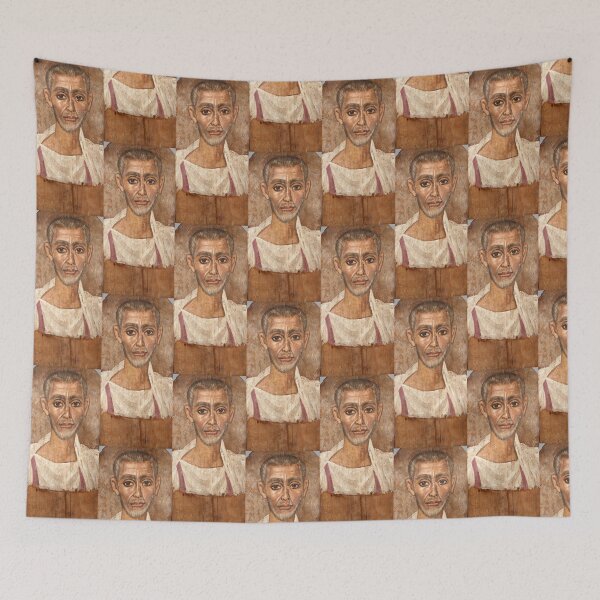 Item preview, Fayum mummy portrait ancient Egypt man designed and sold by The-Roman-Lady.