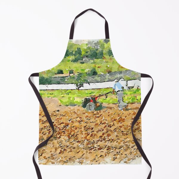 Item preview, Hortus Conclusus: peasants at work on the plowed field with walking tractor designed and sold by Giuseppe Cocco.
