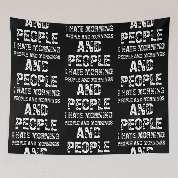 Item preview, i hate morning people and mornings and people designed and sold by Magic-Offers.