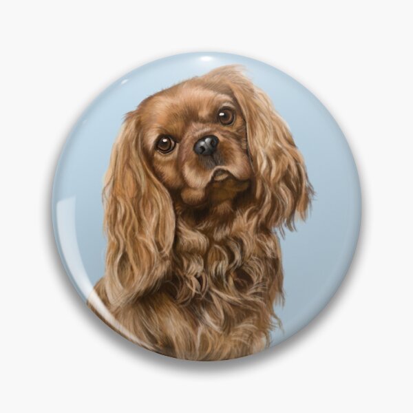 Item preview, The Cavalier King Charles Spaniel (Blue) designed and sold by Elspeth Rose Design.