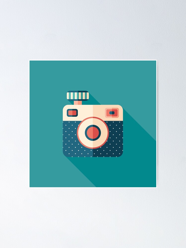 Camera with Flash Poster for Sale by Yury Velikanov